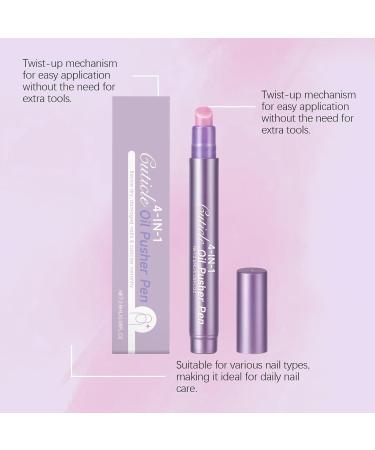 Stylo huile cuticules 4-en-1 stylo huile ongles poussoir cuticles huiles stylos poussoir ongles secs stylos huiles cuticles portables non collants kutikula l stift r paration nails nourishing (6pcs) - Buy Online on GoSupps.com