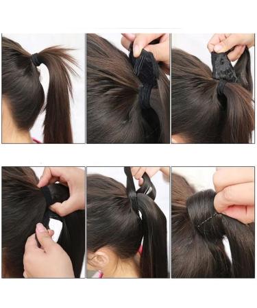 Hair Bun 22 Inch Long Straight Synthetic Ponytail Hair Extensions Wraparound Ponytail Women Hair Accessory Hair Bun Hair Extension Hair Piece (Color : Straight Size : 10) 10 Straight - Buy Online on GoSupps.com