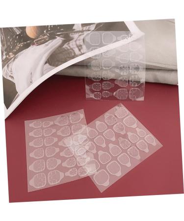minkissy 20 Sheets Rubber nails double sided tape nail sticky tabs high viscosity jelly glue invisible tabs nail detachable Nail piece sticker wearable nail stickers for nail - Buy Online on GoSupps.com