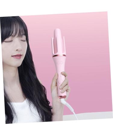 Baluue Fully Automatic Hair Curling Iron Curler Tool Hair Rollers Pink Nylon 32.50X5.50X5.50CM Pink - Buy Online on GoSupps.com