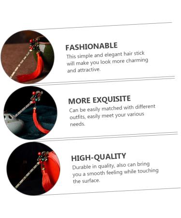Mikinona Hairpin Vintage Decor Chinese Vintage Hair Clips Chinese Hair Chopstick Chinese Hair Accessories Hair Bun Stick Hanfu Hair Sticks Chinese Hair Forks Classic Alloy Woman Metal - Buy Online on GoSupps.com
