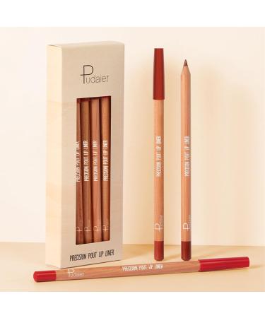 12 Colors Matte Lip Liner Pens Set - Moisturizing Long-Lasting & Non-Sticking Lip Makeup Pencils - Buy Online on GoSupps.com