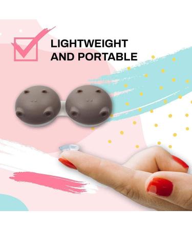 Shop Sports Vision's 3 Pack Hippo Pink Contact Lens Case - CE Marked & FDA Approved - Perfect for Soaking - International Shipping Available - Buy Online on GoSupps.com