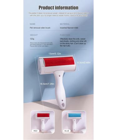 Reusable Cat & Dog Hair Remover | Portable Multi-Surface Lint & Hair Extractor for Furniture Sofa Car Seats & Bedding - Buy Online on GoSupps.com