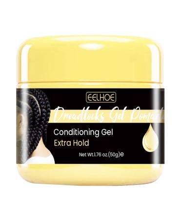 Shine 'N Jam Conditioning Gel, Extra Hold, Quick Dry Natural Ingredients Lock Gel, Strong Hold Hair Pomade For Men, Hair Shine Wax Like Flake Free Hair Gel, 50g