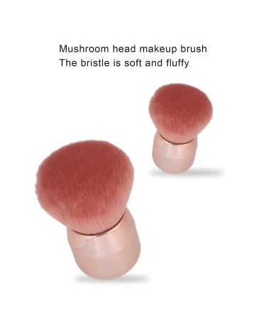 Loose Powder Brush - Mushroom Shape Portable Blush Makeup Tool for Flawless Application - Buy Online on GoSupps.com