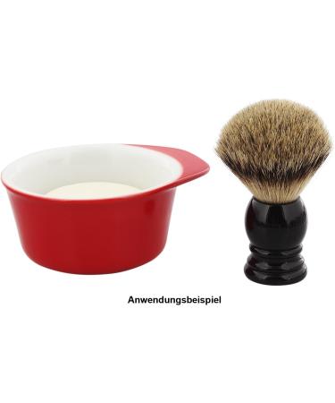 Buy Aurawerk Red Porcelain Shaving Bowl | Premium Shaving Soap Dish for Men - Buy Online on GoSupps.com