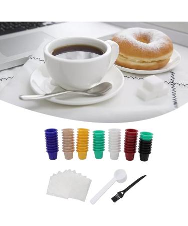  Srliya Srliya Coffee Capsule 60pcs Refillable Coffee Capsule Cup Filter Cup Coffee Capsule for Milk Coffee - Buy Online on GoSupps.com