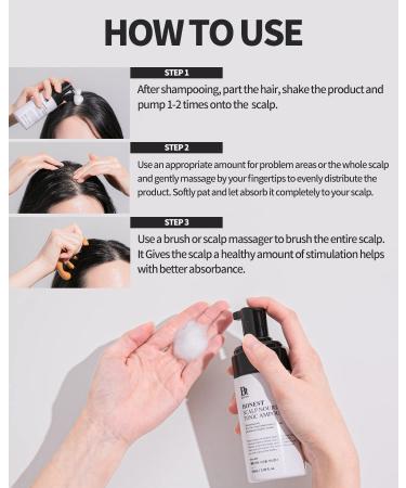 BENTON Honest Scalp Nourishing Tonic Ampoule - pH Balanced Alcohol Free Serum for Hair Thickening & Strengthening - 3.38 fl.oz - Buy Online on GoSupps.com