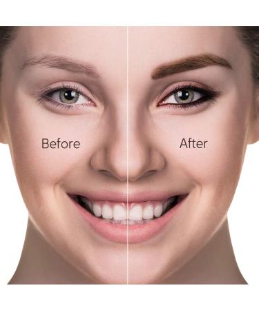 YOLETO Waterproof Eyebrow Gel - Brunette Brown Tinted Mascara for Natural-Looking Brows | Long-Lasting Smudge-Proof Formula with Brow Shaper and Primer Brush Wand Kit - Buy Online on GoSupps.com