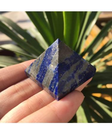 Natural Lapis Lazuli Quartz Crystal Pyramid Natural Stones and Minerals Suitable for Furniture Decoration Ornaments Home Goods - Buy Online on GoSupps.com
