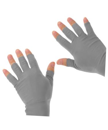 FRCOLOR 2 Pairs Women's Sun Protection Gloves Nail Art Uv Gloves Anti-uv Gloves for Gel Nail Lamp Nail Art Anti-uv Gloves Gel Nail Lamp Uv Gloves Uv Nail Gloves Accessories Nylon Summer - Buy Online on GoSupps.com