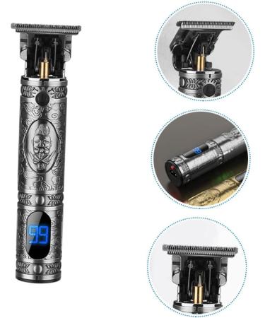 Didiseaon 1 Set Oil Head Hair Clipper Hair Cutting Tools Beard and Mustache Trimmer for Men LCD Display Electric Electric Safe Hair Clipper Metal Fader Liquid Crystal T9 - Buy Online on GoSupps.com