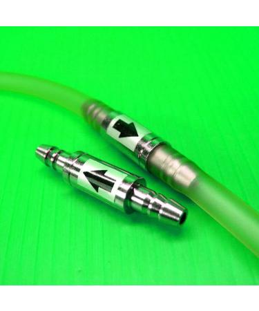 Greluma 2 STK Stainless Steel Anti-Backflow Valves for 4mm CO2 Line - Aquarium Diffuser & Controller - Buy Online on GoSupps.com