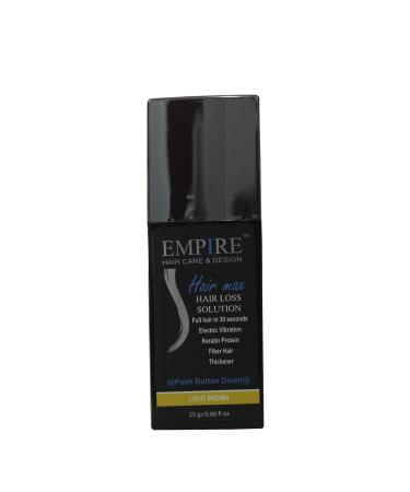 Hair Building Fibers Filler Hair-Loss Solution For Men and Women (Light Brown)