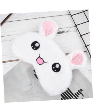 Didiseaon Plush Eye Cover Travel Mask - Rabbit Design Breathable Sleep Mask Cartoon Ice Bag - Ideal for Women | International Shipping Available - Buy Online on GoSupps.com