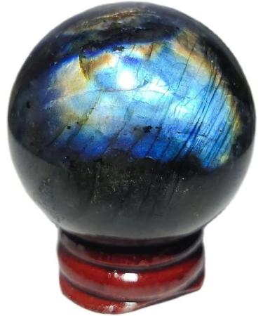Natural Sphere Natural Labradorite Ball Stone Gemstone and Crystal Original Grinding Home Decoration 1pc (Color : 120-130g) - Buy Online on GoSupps.com