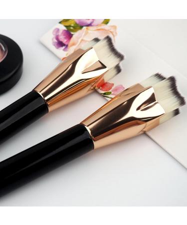 Teksome Foundation Brush Contour Soft Makeup Brush Pentagram Shaped Women Cosmetics Buffing Blending Brush with Ergonomic Handle for Business Trip Dating - Buy Online on GoSupps.com