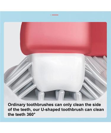 CATLION U Type Sonic Kids Electric Toothbrush 360 Whitening Teeth | Waterproof 4 Gear Mode | Pink | Ages 3-7 - Buy Online on GoSupps.com