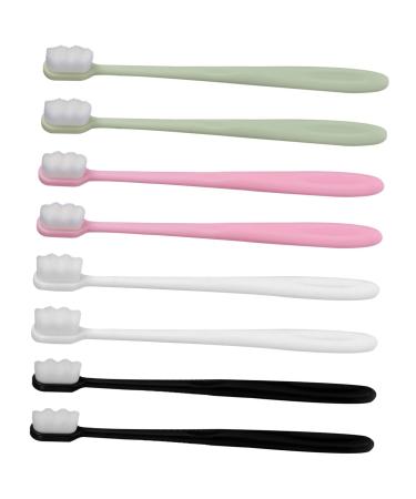 Minkissy 8st Physiotherapy Sport shoulder upholstered tools for oral care Extra soft toothbrush ultra -like toothbrushes for adult cleaning brush after birth plastic child