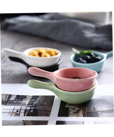 Zerodeko Ceramic Sauce Dishes Seasoning Dishes Sushi Dipping Food Sauce Dish Jewelry Plate Lipstick Ceramics - Buy Online on GoSupps.com