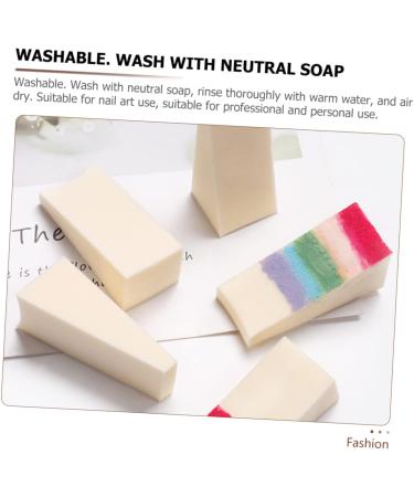 FRCOLOR 144 Pieces Sponge with Nail Gradient Nail Sponges with Colour Gradient Applicator Polishing Transfer Sponge Nail Kit Colour Gradient Sponge for Nails Makeup Accessories Mixer Simple Nail Set - Buy Online on GoSupps.com