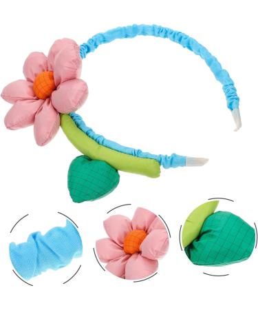 DOITOOL Sunflower Hair Accessories Flower Sunflower Yellow Necklace Hair Decorations Hair Gems for Women Floral Headband for Women Plastic Girl Child Flower Head Pink Wedding - Buy Online on GoSupps.com