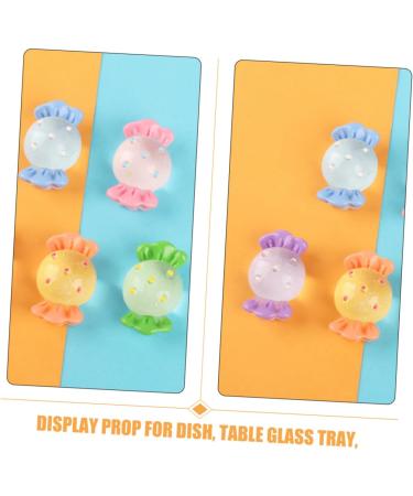 ibasenice 72 Pcs candies decor candy desktop decorative candies decor accessories small candies cream gum decorations Material patch bulk sweet charm small fake candies resin props - Buy Online on GoSupps.com