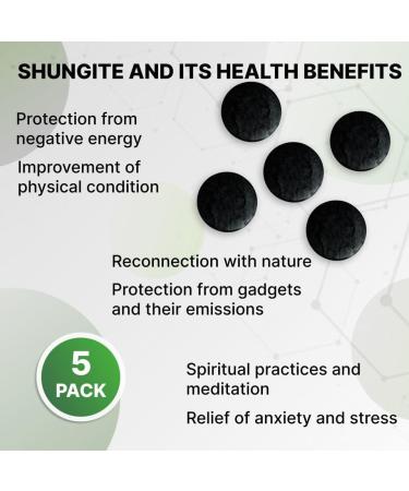 Buy 5 Authentic Shungite Stickers for Phone Tablet Laptop - Top Quality | International Shipping - Buy Online on GoSupps.com