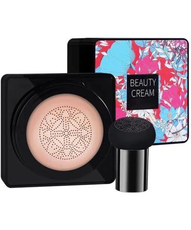 Punifengsi Mushroom Air Cushion BB Cream Concealer - Natural Color, Long-Lasting Makeup Base for Even Skin Tone & Brightening - Buy Online on GoSupps.com