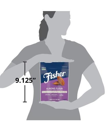 Fisher Almond Flour 32oz - Gluten-Free, Non-GMO, Keto, Paleo, Vegan Friendly, Unblanched, Super-Finely Ground - Buy Online on GoSupps.com