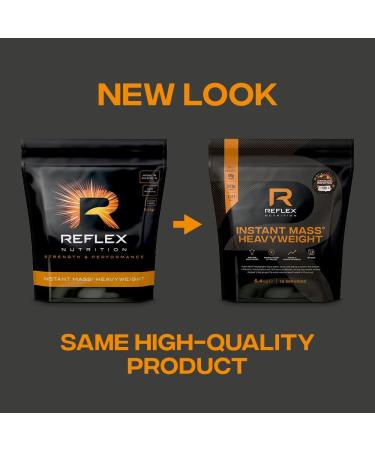 Reflex Nutrition Instant Mass Heavyweight Protein Powder 5.4kg - Chocolate Perfection, 1000+ Calories, 60g Protein, 18 Vitamins - Buy Online on GoSupps.com