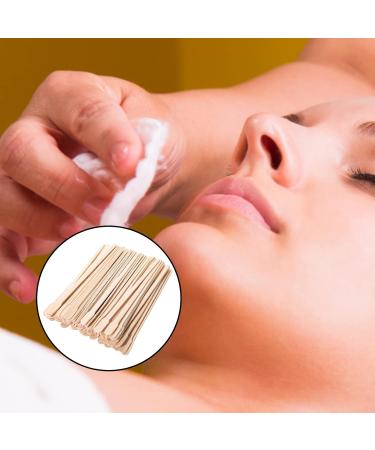 100pcs Small Wax Spatulas Wooden Eyebrow Waxing Applicators - 88mm Mini Wax Sticks for Face and Hair Removal - Buy Online on GoSupps.com