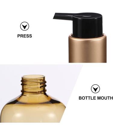 Lurrose 2 x 300ml Plastic Pump Dispenser Bottles - Emulsion & Shower Gel Dispenser for International Shipping - Buy Online on GoSupps.com