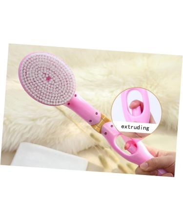 Earth Tones Pink Body Massage Brush Set for Shower Scrub and Cleaner - Buy Online on GoSupps.com