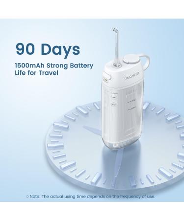 Portable Mini Water Flosser for Travel | Rechargeable IPX7 Waterproof Dental Care | 3 Tips for Teeth & Gums Perfect for Braces - Buy Online on GoSupps.com
