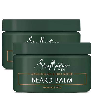 SheaMoisture Mens Skin Care Beard Balm with Natural Ingredients Shea Butter and Maracuja Oil to Shape Smooth & Define Flawless Beard & Facial Hair (2 Pack 4 Oz Ea) - Buy Online on GoSupps.com
