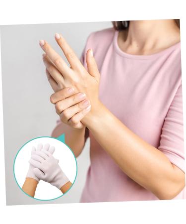POPETPOP 1 Pair Moisturizing Gloves Cracked Hand Gloves Anti- Wrinkle Gloves Hand Softening Gloves Moisturizing Finger Gloves Black Cotton Gloves Women at Night White Cosmetic Sebs Miss - Buy Online on GoSupps.com