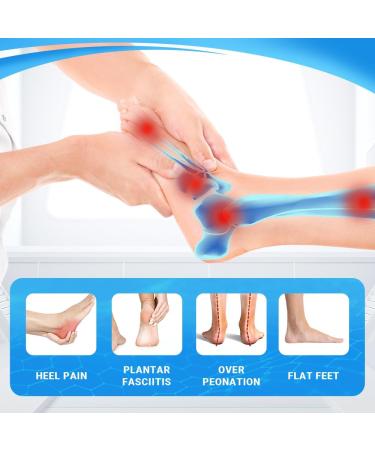 Valsole Plantar Fasciitis Insoles - Men 6-7.5/Women 7-8.5 - 2 Pack  Size S 260mm - Buy Online on GoSupps.com