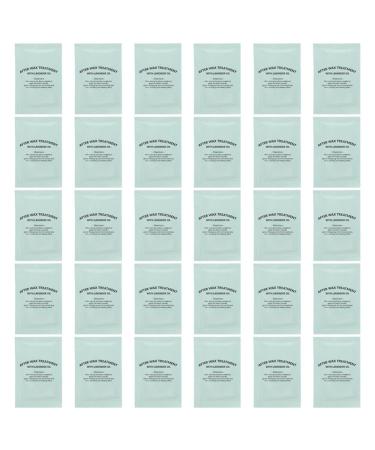 Lingettes L'Huile Apr s pilation 30 Pcs Tampons Nettoyants Doux pour Peau Sensible Dissolvant Cire Usage Domestique et Salon Soins Apaisants Post- pilation