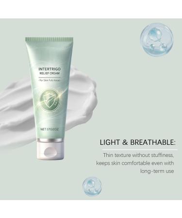 GXFANZHU Intertrigo Skin Fold Care Cream Chafing & Moisture Barrier Cream with Zinc Oxide & Undecylenic Acid Helps Soothe Irritated Skin and Reduce Friction Non-Steroid Formula (1) - Buy Online on GoSupps.com