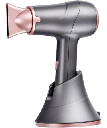 Khukam Cordless Hair Dryers with Charging Base Portable Travel Hairdryer Rechargeable Handheld Blow Dryer 5000mAh Hot/Cold Air Wireless Hair Dryers Salon Styling Tool - Black