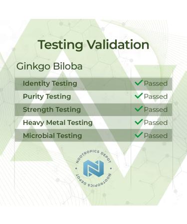 Nootropics Depot Ginkgo Biloba Extract Tablets | 120mg | 365 Count | Minimum 10% Kaempferol Glycoside + 2% Bilobalide | May Help Promote Cognitive & Cardiovascular Function 365 Count (Pack of 1) - Buy Online on GoSupps.com