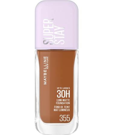  Maybelline Maybelline New York - Long-Lasting Liquid Foundation - Ultra-Resistant - Luminous Matte Finish - Enriched with Amino Acids - All Skin Types - Superstay 30H Lumi-Matte - Shade: 355-35ml - Buy Online on GoSupps.com