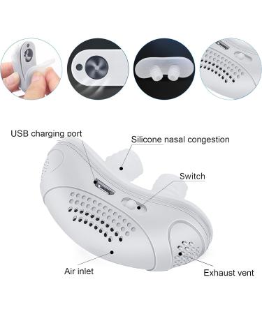 Adjustable & Breathable Anti Snoring Device for Better Sleep - Effective Snoring Solution in White - Buy Online on GoSupps.com