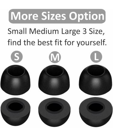 BLLQ Memory Foam Earplugs for Anchor Soundcore P2/P3 - Perfect Fit Comfortable Noise Isolation LMS 3 Sizes Black SC - Buy Online on GoSupps.com