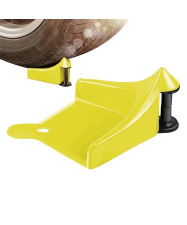 WOBBLO Car Wheel Hose Guide | Anti-Friction Detailing Washer Hose Protection Avoid Snagging Stucking Under Tire or Wheels for Agriculture Car Washing Gardening Yellow
