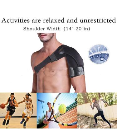 Lxnderment Adjustable Shoulder Stability Brace for Joint Pain Relief - Unisex Compression Sleeve for Tendonitis - Buy Online on GoSupps.com