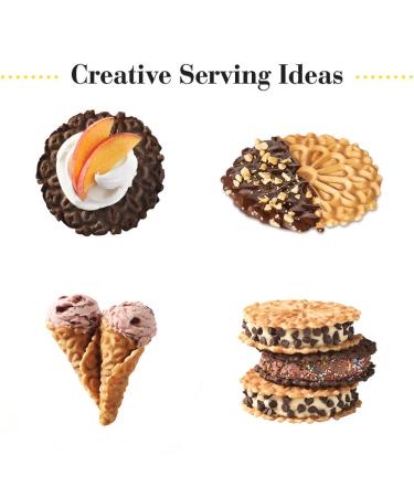 Reko Pizzelle Authentic Italian Style Waffle Cookie - Lemon - 7 Oz. - Buy Online on GoSupps.com