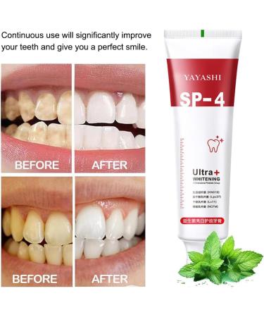 SP-4 Probiotics Whitening Toothpaste | Fresh Breath & Lightening Formula for Adults - Buy Online on GoSupps.com